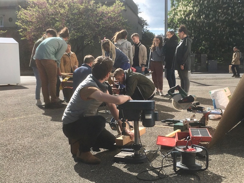 Avec les élèves de l'ENSAM Atelier participatif